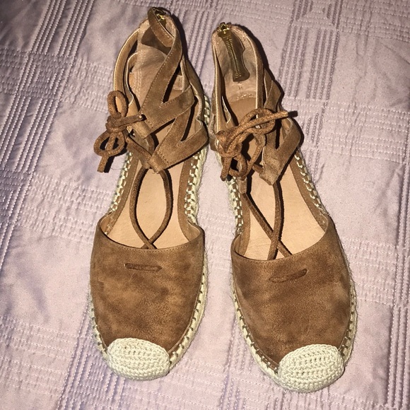 Caslon Shoes - CASLON | Suede lace up espadrilles